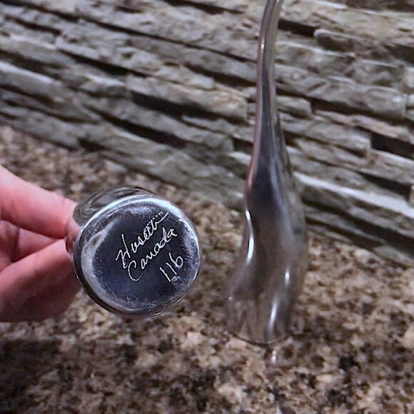 ⬇️PRICE DROP FOR CCO!⬇️ Vintage Hoselton recycled aluminum goose/crane figurines - Picture 5 of 9